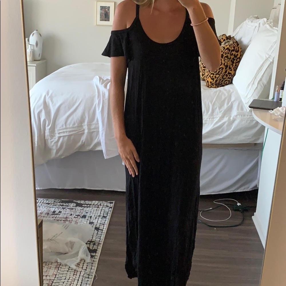 Cutout Black Maxi